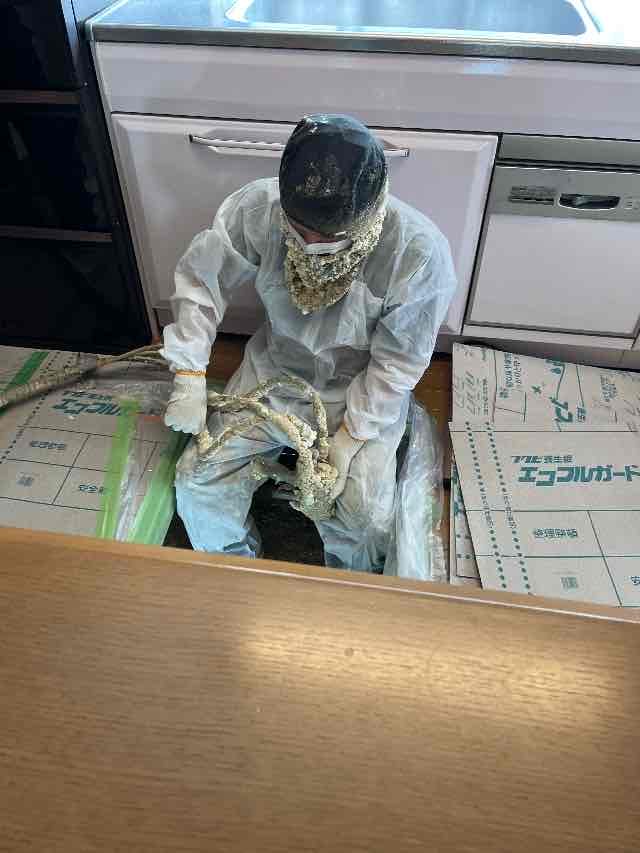 床下断熱施工